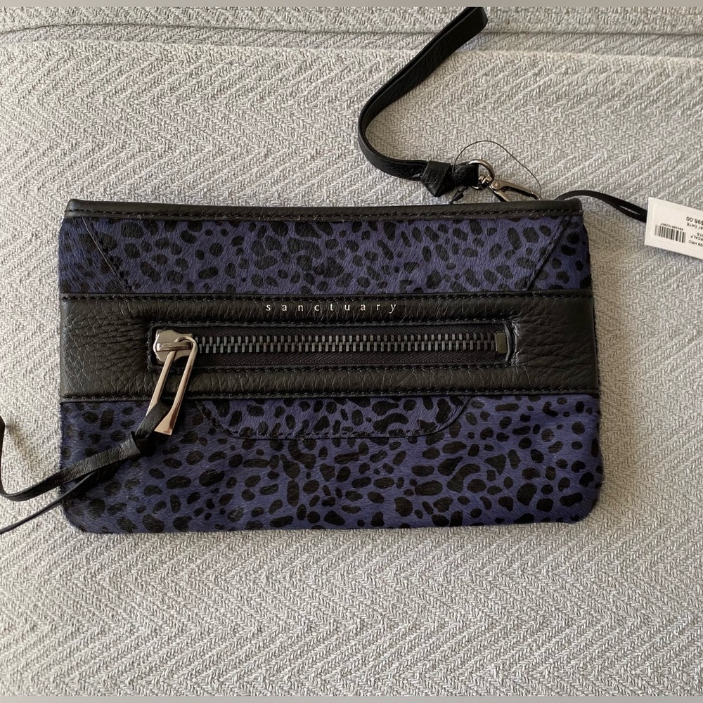 Sanctuary‎ Calfhair wristlet NWT